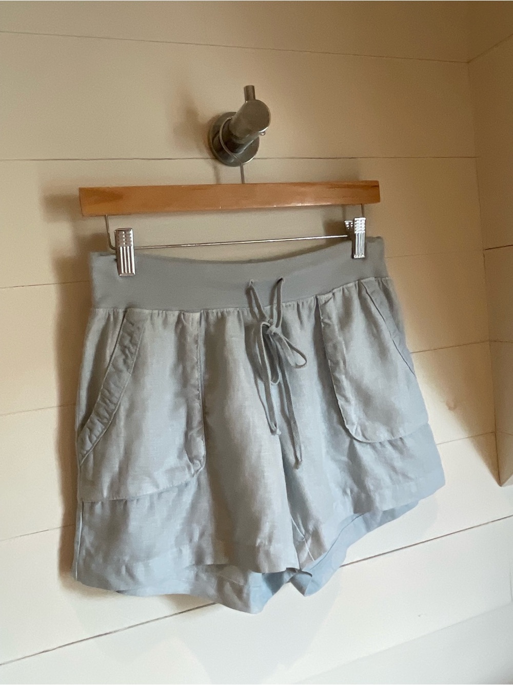 Hard Tail Soft Gray Drawstring Athletic Shorts